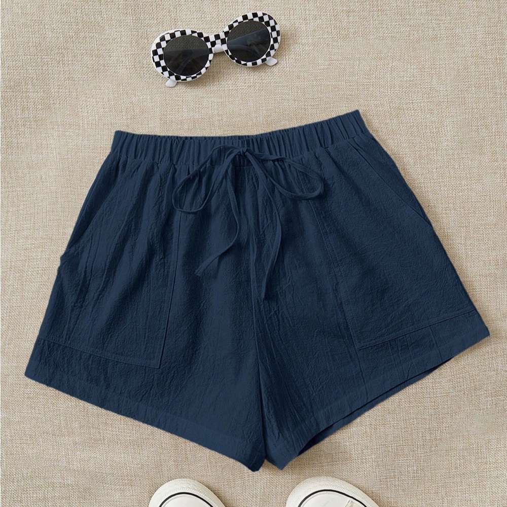 NWT Linen Shorts With Pockets